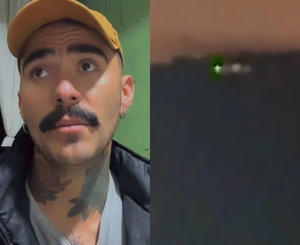 Ovni no Paraná? Influenciador filma suposta nave e chora após ameaças na web