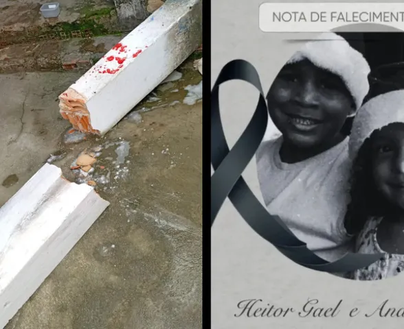 Tragédia no Prado: duas crianças morrem após queda de pilastra