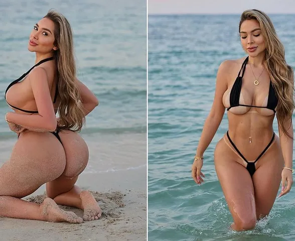 Veja fotos: miss posa com biquíni de 4cm e revela ritual com ouro para cuidar do bumbum
