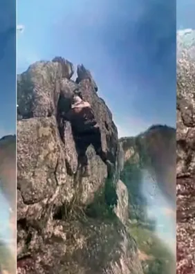 Homem morre ao cair de pedra enquanto tentava tirar foto em trilha no RJ