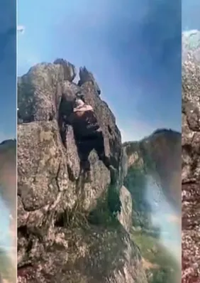 Homem morre ao cair de pedra enquanto tentava tirar foto em trilha no RJ