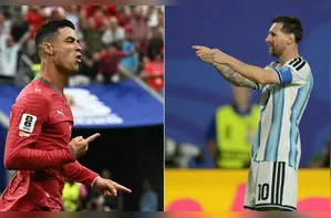 Cristiano Ronaldo e Messi travam corrida pelo milésimo gol