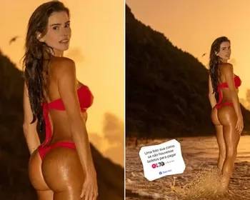 Deborah Secco eleva a temperatura ao entrar em trend: 'Como se não houvesse boletos'