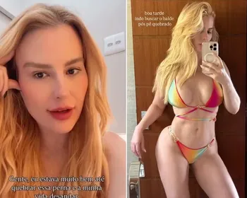 Fernanda Keulla faz desabafo ao posar de biquíni: 'Estava muito bem até minha vida desandar'
