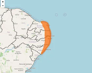 Inmet emite dois alertas de chuvas intensas para Alagoas neste sábado