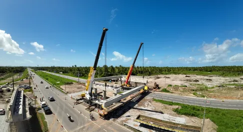 Imagens revelam avanço das obras do Arco Metropolitano; vídeo