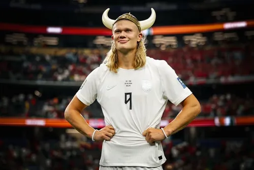 
				Haaland minimiza chances contra o Brasil na Copa: ‘Desafio duro’
			
			