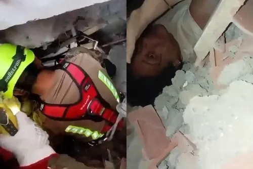 
				Idosa é resgatada com vida após ficar soterrada por 86h em terremoto na Venezuela
			
			