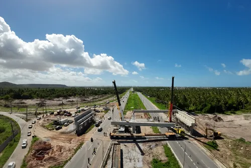 
				Imagens revelam avanço das obras do Arco Metropolitano; vídeo
			
			