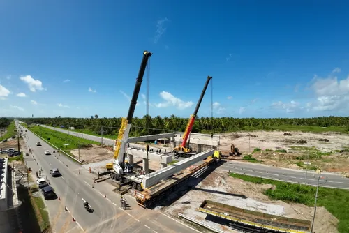 
				Imagens revelam avanço das obras do Arco Metropolitano; vídeo
			
			