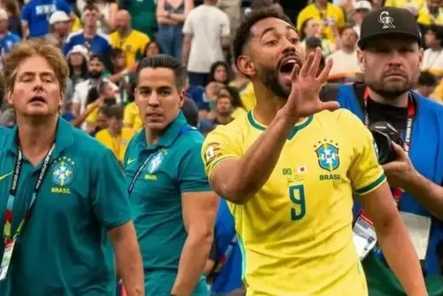 
				Matheus Cunha provoca torcida japonesa após vitória do Brasil
			
			