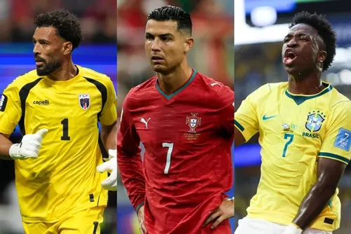
				Pela 1ª vez, três países que falam português vão ao mata-mata da Copa
			
			