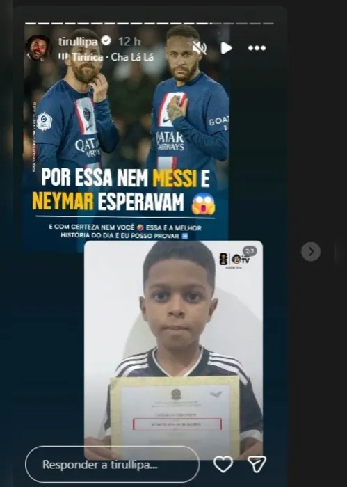 
				Neymessi, menino de Alagoas, viraliza e ganha destaque nas redes da CazéTV durante a Copa do Mundo
			
			