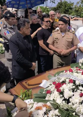Em discurso emocionante, comandante da PM de AL se despede de coronel da reserva que morreu após mal súbito: "Outro Neuton Bóia só daqui a 300 anos"