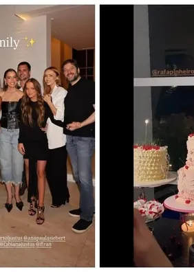 Rafa Justus ganha jantar surpresa e Ticiane agradece ex-marido