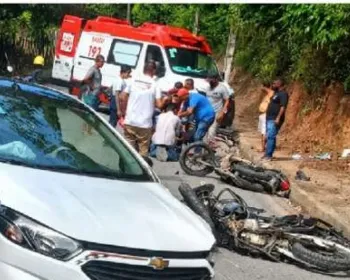 Adolescente de 16 anos atropela motociclista durante manobra em São Miguel dos Campos