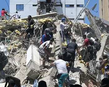 As impactantes imagens do terremoto que abalou a Colômbia