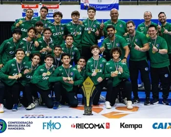 Atletas de Alagoas são medalhistas pelo Brasil no Sul-Americano Sub-14 de Handebol