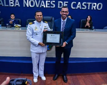 Câmara entrega Título de Cidadão Honorário de Maceió ao capitão Rodrigo Garcia