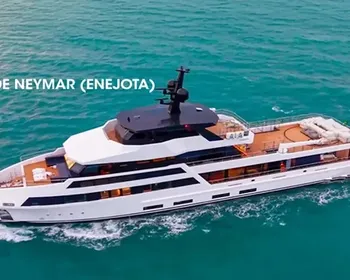 Como é o Enejota, novo super iate de R$ 120 milhões do Neymar