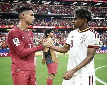 Copa: Lamine Yamal define Cristiano Ronaldo como "aura" do futebol