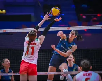 De virada, Brasil vence Japão e terá Itália na semifinal da VNL Feminina