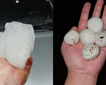 Granizo do tamanho de bolas de tênis atinge o Paraná e deixa rastro de estragos