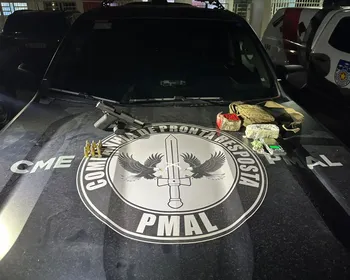 Conhecido como "Gui", homem é preso com drogas e pistola durante operação em São Miguel dos Milagres