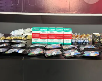 Produtos de emagrecimento não autorizados no Brasil estão entre itens apreendidos em apartamento no Farol