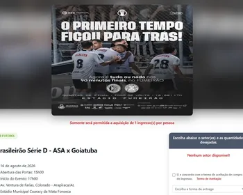 Ingressos esgotados: cambista é detido revendendo entradas para decisão do ASA