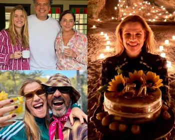 Ingrid Guimarães comemora 54 anos com jantar em gruta ao lado de famosos