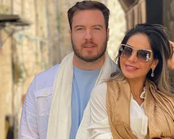 Maíra Cardi ironiza polêmica com fotos de antes e depois do marido; confira