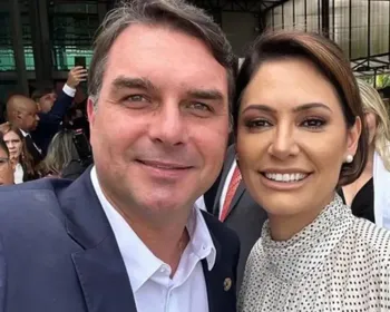 Michelle demonstra apoio à chapa de Flávio e Alfredo Gaspar