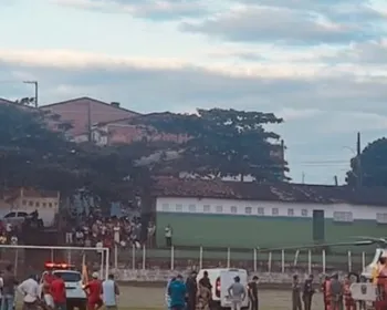 Motociclista é resgatado por helicóptero após cair em ribanceira em Joaquim Gomes