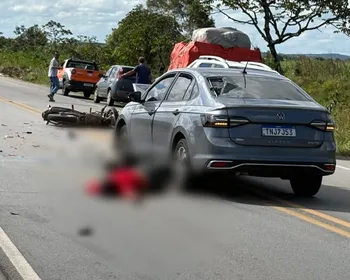 Motociclista morre após bater de frente com carro na AL-110, em São Sebastião