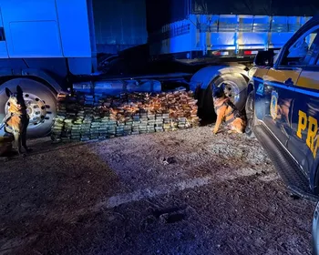 Motorista paraguaio é preso na BR-277 com 298 kg de cocaína em tanque de combustível