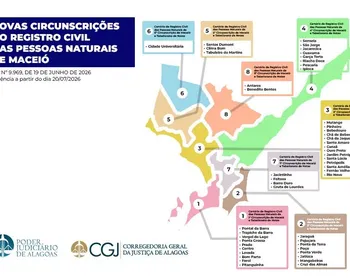 Mudou o cartório do seu bairro? Nova divisão dos registros civis de Maceió entra em vigor; veja como ficou