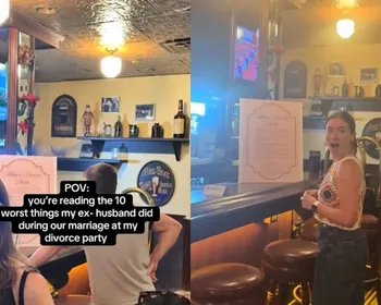 Mulher faz "festa do divórcio" e expõe piores atitudes do ex a amigas