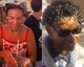 Na França, Ivete Sangalo curte mesma balada de Yamal e recebe homenagem de DJ