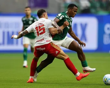 Palmeiras empata com Internacional e pode ver distância para o Flamengo cair no BR