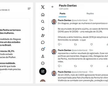 Paulo rebate críticas de JHC e aponta menor índice de feminicídios da série histórica