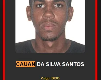 PC divulga foto de suspeito da morte de jogador de 15 anos no Pontal e pede ajuda para localizá-lo