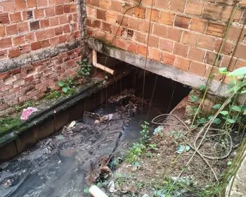 PM localiza galeria pluvial usada como rota de fuga por criminosos