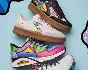 Polêmico, Romero Britto cria coleção em conjunto com a Skechers