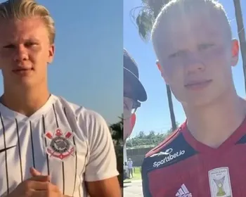 Rival do Brasil na Copa, Haaland já usou camisas do Flamengo e Corinthians