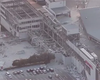 Terremoto no Japão: Explosão e desabamento deixam pessoas presas
