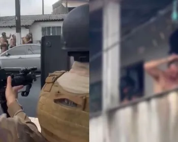 Vídeo: Homem dispara 30 tiros contra o BOPE e se rende após duas horas de negociação