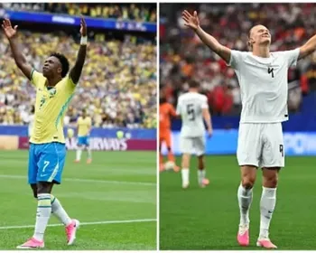 Vini Jr e Haaland duelam em Brasil x Noruega de olho na Bola de Ouro