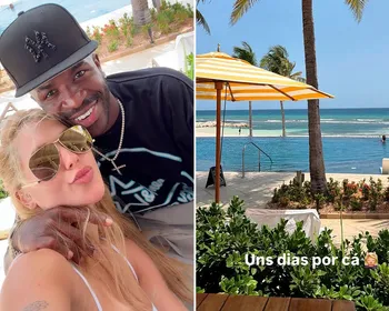 Virginia Fonseca viaja com Vini Jr. para Jamaica: "Uns dias por cá"