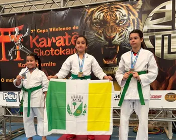 Vitória Cavalcante brilha e leva medalha de ouro em copa de karatê